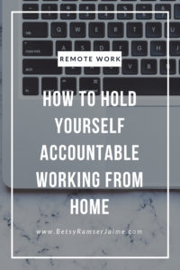 work from home accountability