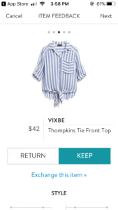Vixbe Thompkins Tie Front Top
